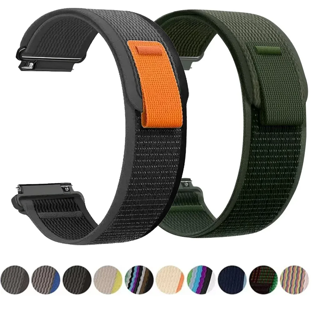 Versatile Trail Nylon Watch Strap - 20/22mm, Comfortable and Durable Band