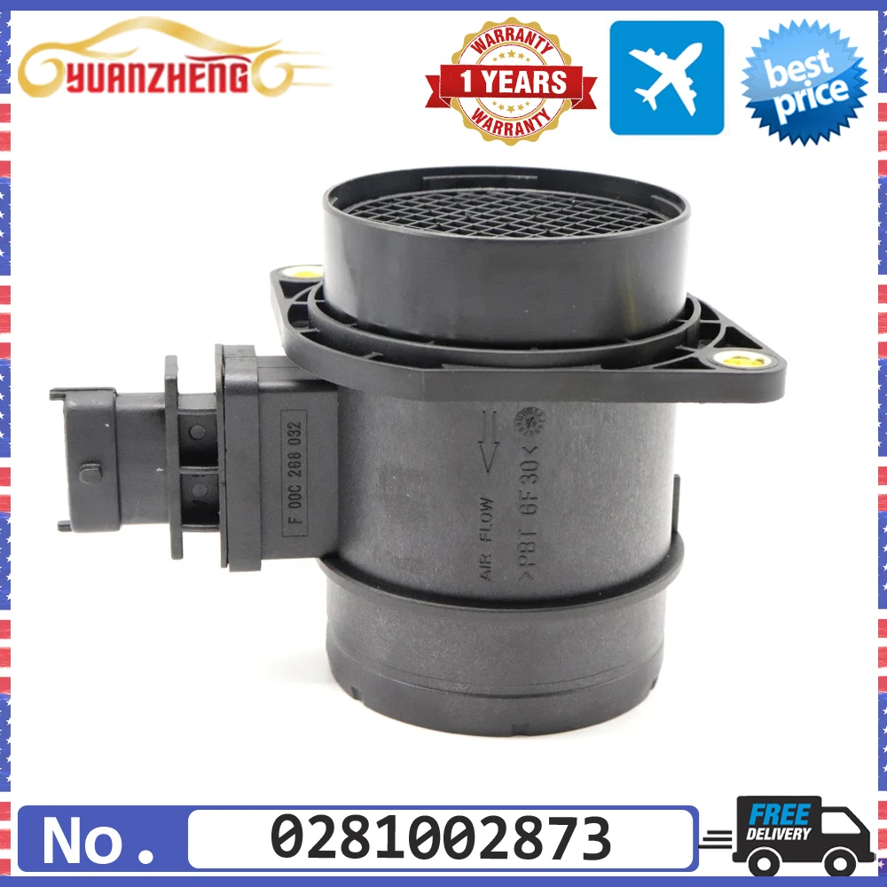 Nuovo 0281002873 Maf Mass Air Flow Meter Sensor Per Chevrolet Epica 2.0 Diesel Alfa Romeo Mito Fiat 500 Bravo Ii (198) Doblo Idea