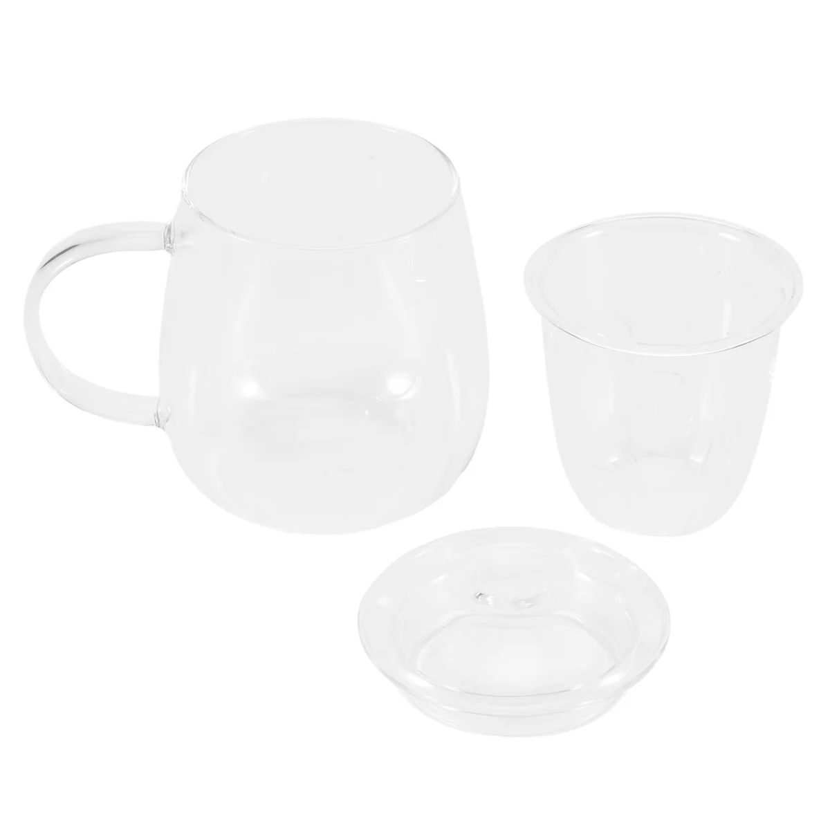 

380Ml Tea Mug with Lid Filter,Coffee Cups Tea Set Mugs Beer Drink Office Mug Transparent Drinkware Glass Cup Chinese Style