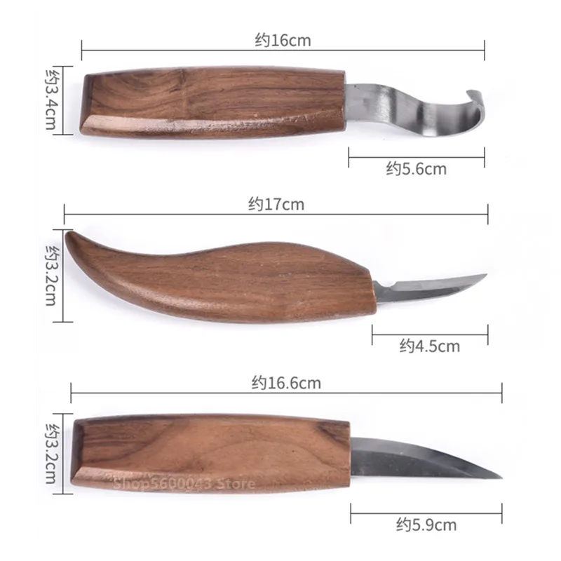 New Pottery Repair Blank Carving Knife Smooth Wooden Handle Mud Sculpture Trimming Machete DIY Ceramic Modeling Pottery Tool