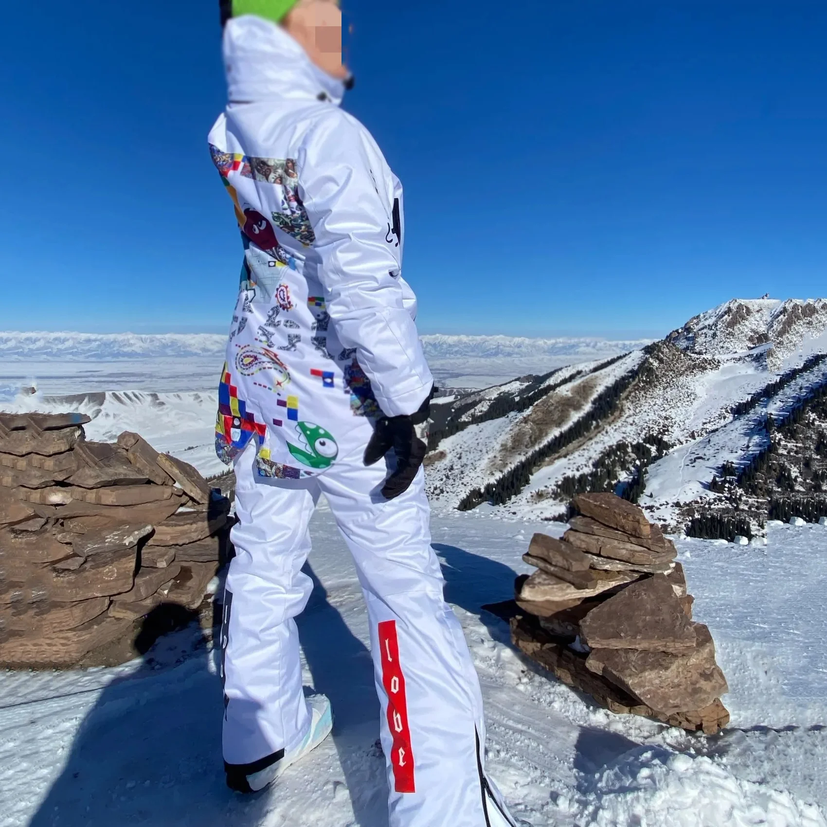

2024 New Skiing Suites Snowboard Jacket Winter Ski Pants Women Warm Waterproof Tracksuit Detachable Hem Men Alpine Sport Clothes