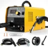 MIG Welder 135E 3-in-1 Flux Core Welder MIG/Lift TIG/Stick Welding Machine 110v with Synergic Control IGBT Inverter 1