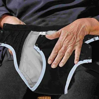 Diapers Reusable Adult Washable Elderly Breathable Adjustable Incontinence Pure Cotton Anti-leak Urinal Pant for Hospital 2