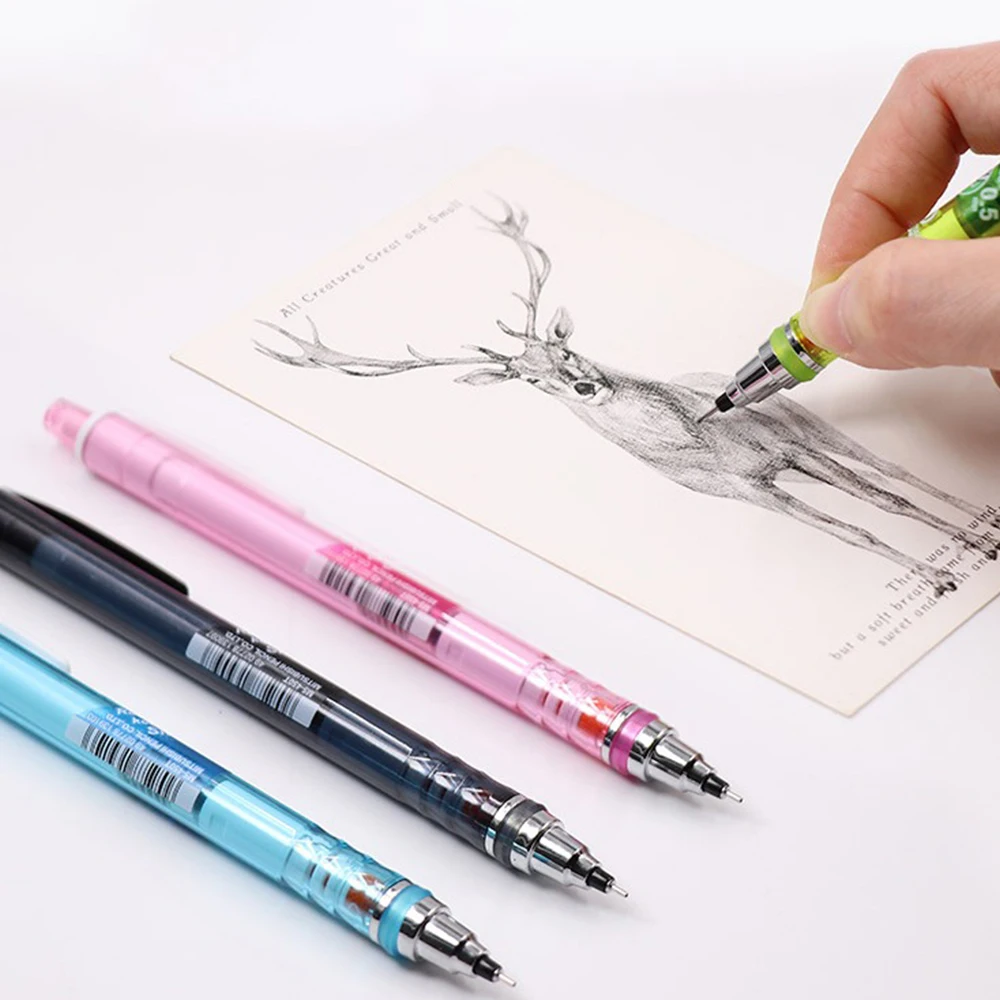 1pcs Japan UNI Mechanical Pencil Kuru Toga Automatic Rotation M5-450T Drawing 0.5mm Original HB/2B Kawaii School Stationery 2
