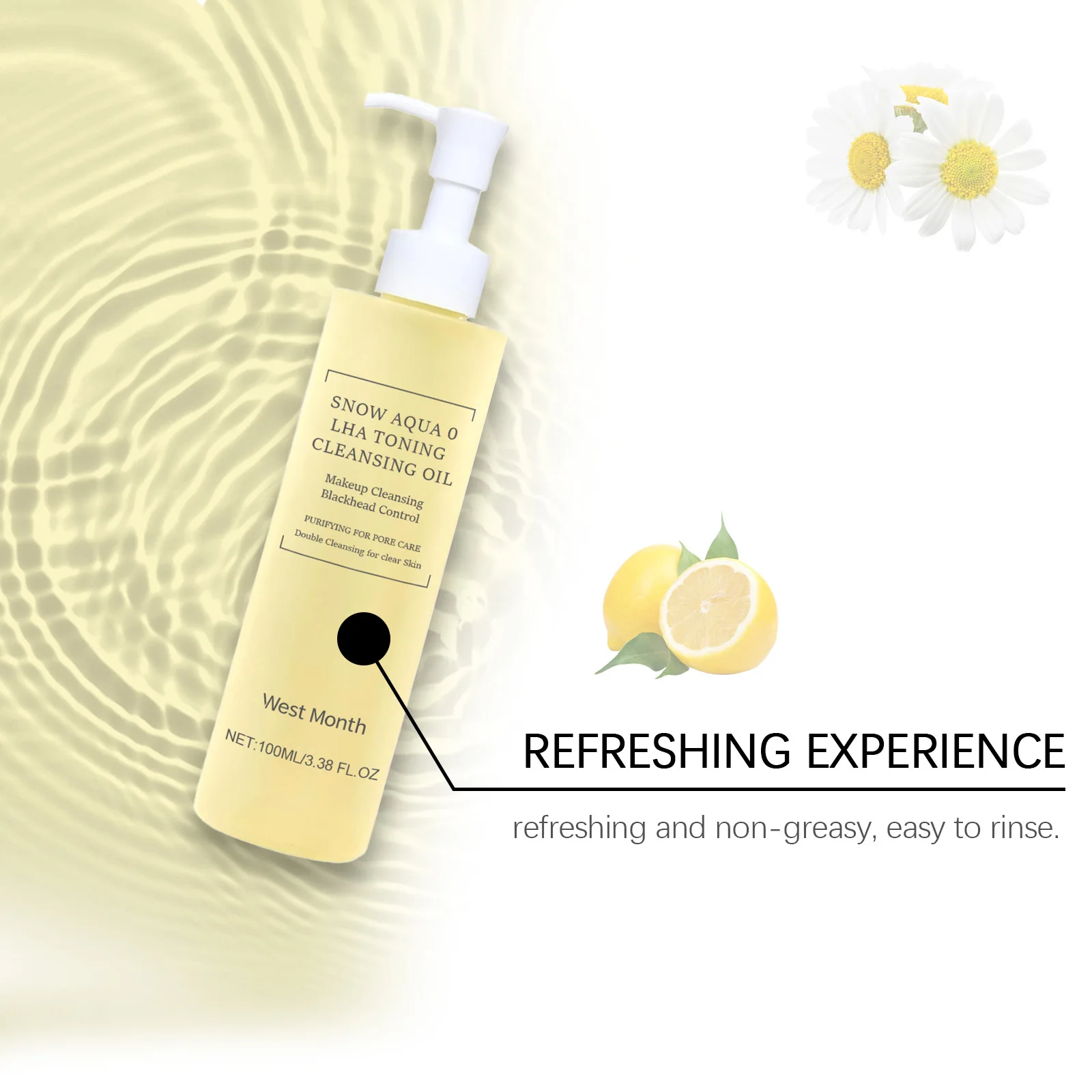 Facial Cleansing Oil Deeply Clean Pores Moisturizing Refresh Nourishing Gentle Toning Makeup Remover Liquid Sensitive Skin Care 5