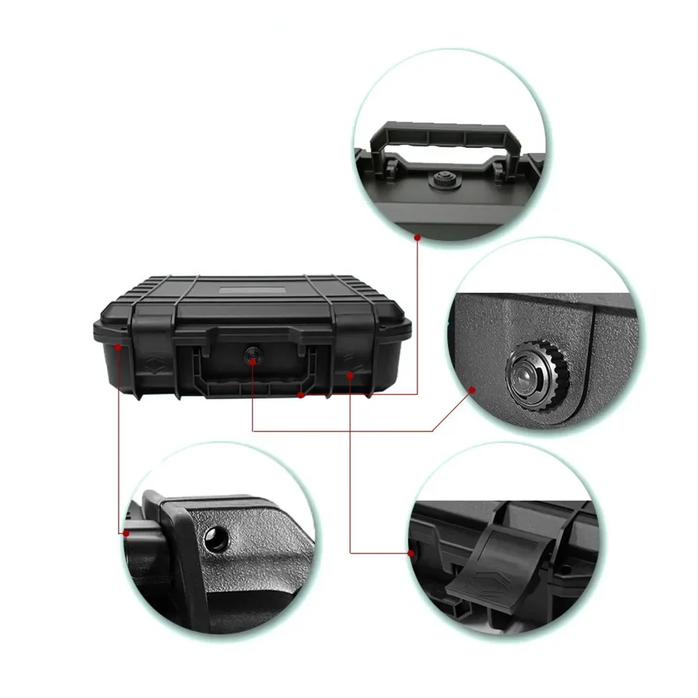 Weapons Organizer Waterproof Hard Case with Sponge Hardware Tool Box Impact Resistant (with Sponge Organizer) 4