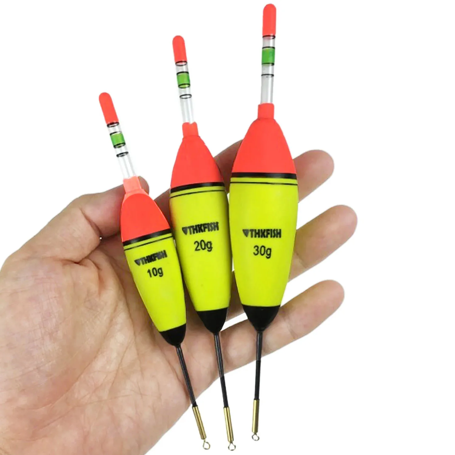 5 Pz Verticale Galleggiante Luminoso Galleggiante Per La Pesca