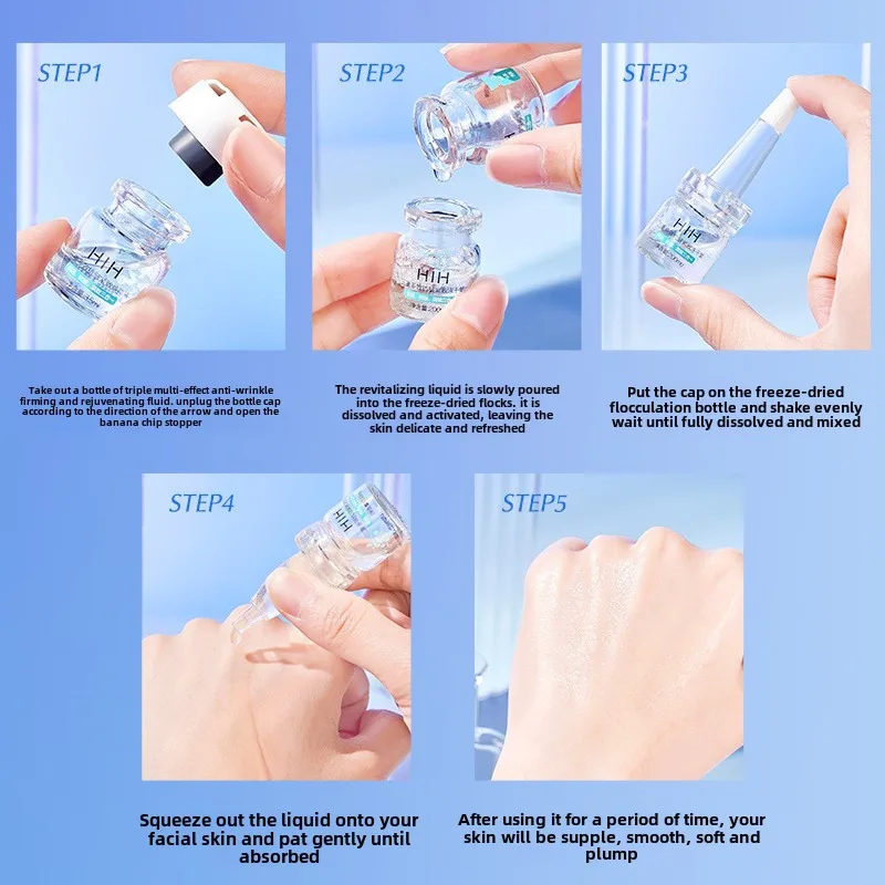 Triple Peptide Anti-Wrinkle Skincare Set - Firming, Lifting  Hydrating Face Kit for All Skin Types Beauty care product 3