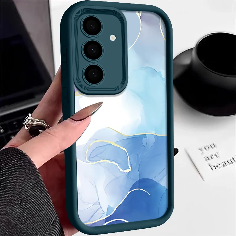 Elegant Marble Design Silicone Phone Case Cover