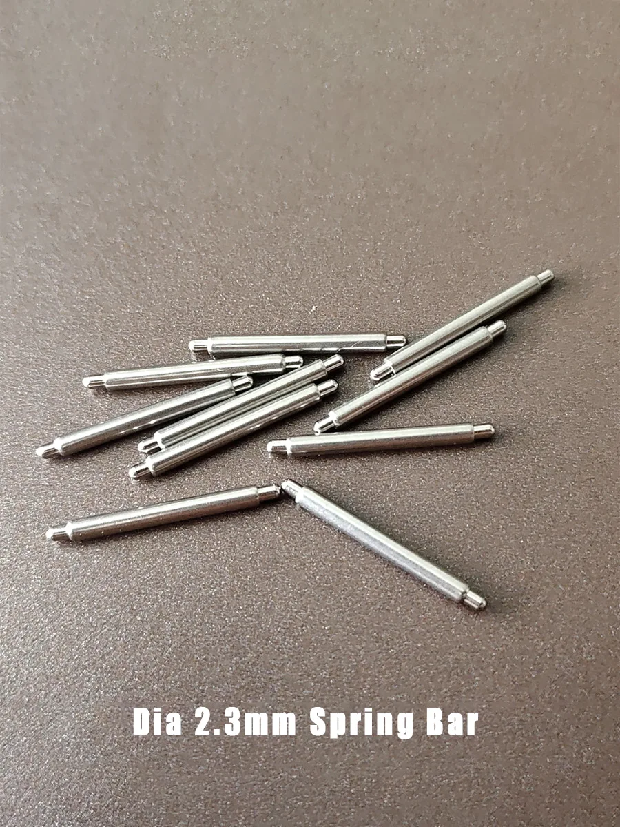 Premium Stainless Steel Spring Bars for Watch Straps, Diameter 2.3mm