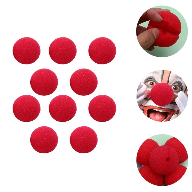 Naso da Clown naso Cosplay rosso nasi decorazione del circo scarnival Prop  accessorio renna Christmasdecor Costume accessori per feste spugna -  AliExpress