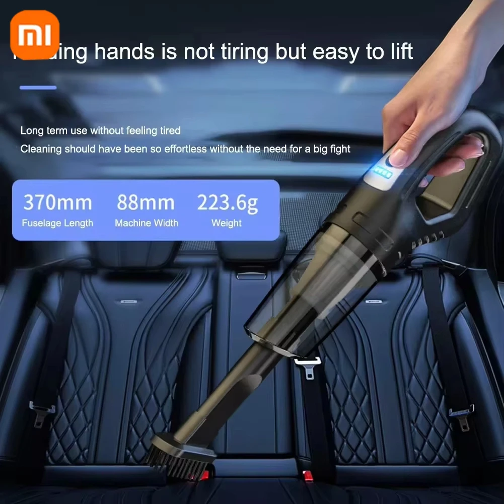 Xiaomi Car Vacuum Cleaner 120W High Power USB Charge Handheld Cordless Vacuum Cleaner Strong Suction Car Home 69980000pa wireless vacuum cleaner vacuum cleaner portable vacuum cleaner handheld vacuum cleaner