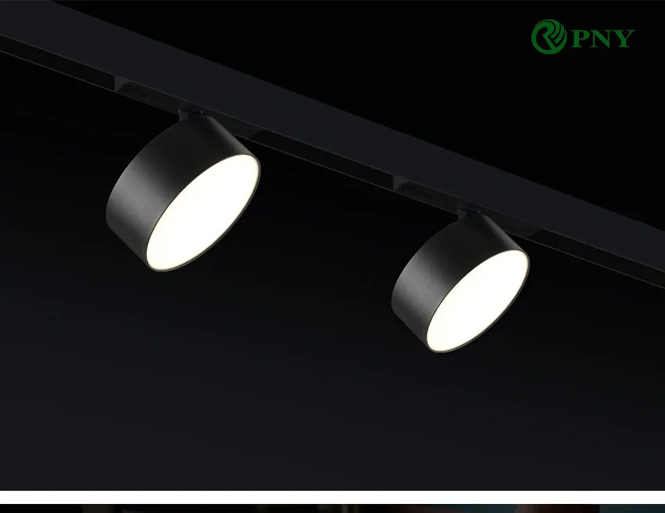 Description Picture 2 of itemPNY High Quality led Magnetic Track Lighting DC48v 10W 15W 20W Tuya Zigbee DALI Smart Dimmable Magnetic Rail Lamp