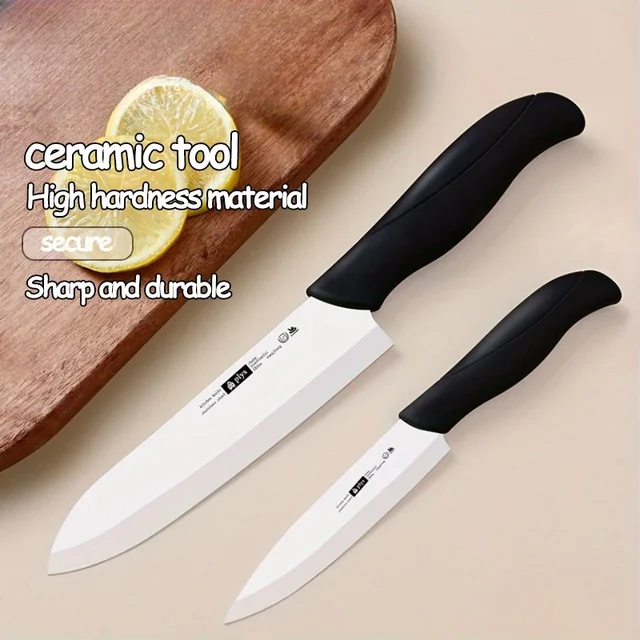 PLYS-Couteau à fruits portable domestique, couteau à fruits de sécurité pour dortoir et étudiant, couteau à fruits en céramique tranchant 2