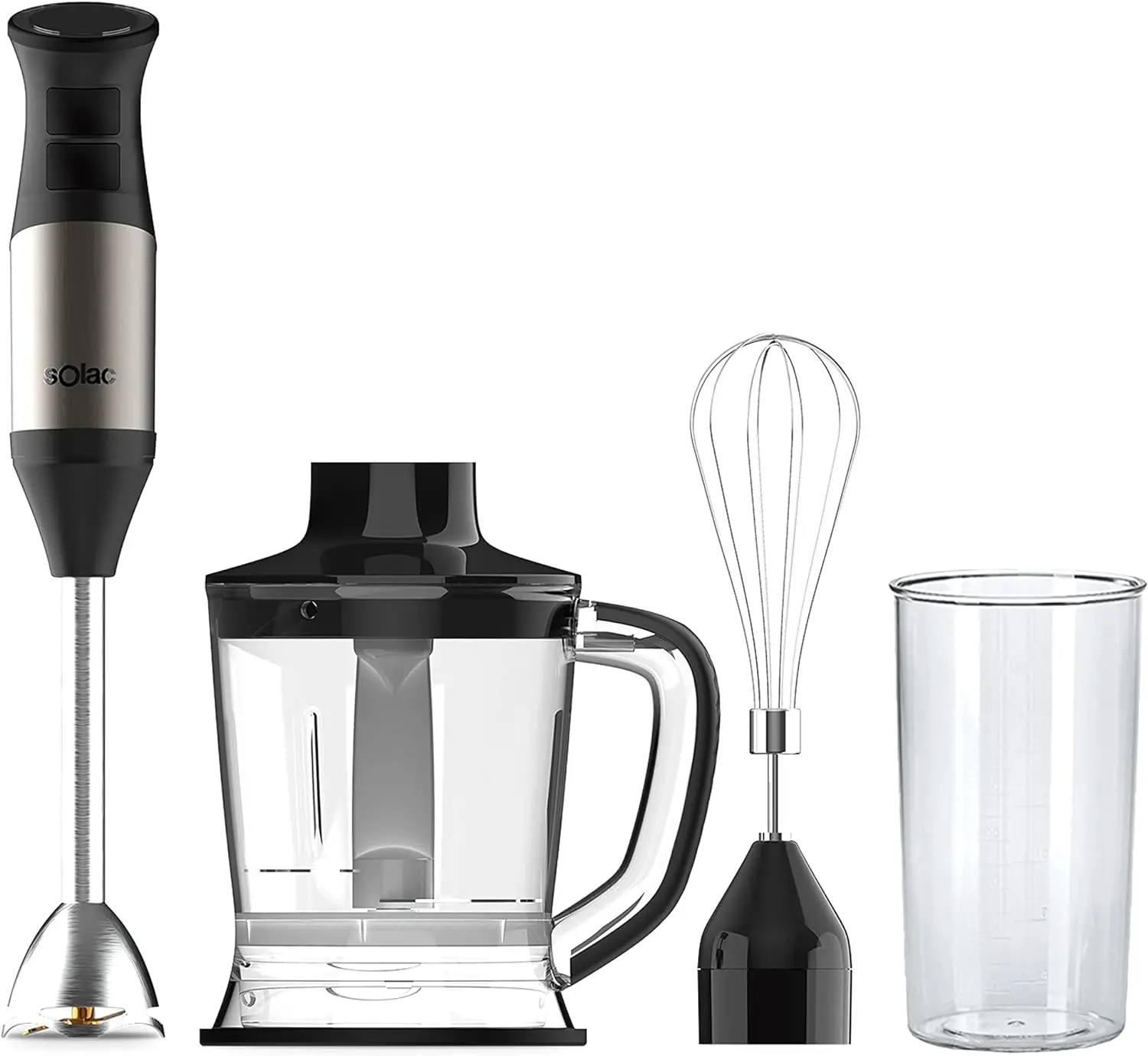 

1000W* Stainless Steel Hand Blender w/Accessories Kit,Standard,SJK-1172