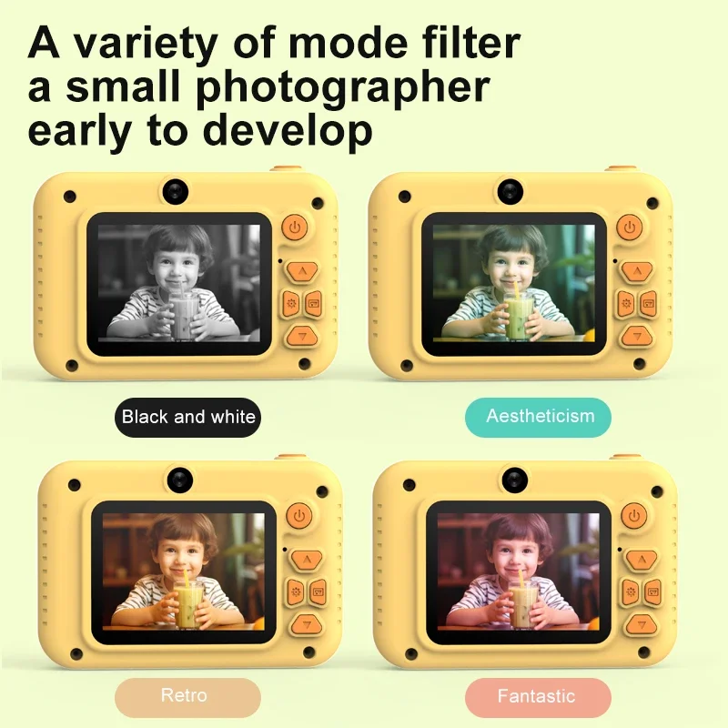 Xiaomi 4K Digital Camera 2000W Pixels Dual-camera Mini HD Eye Protection Screen1080P Built-in Game Shock Recording Kids Camera view 5