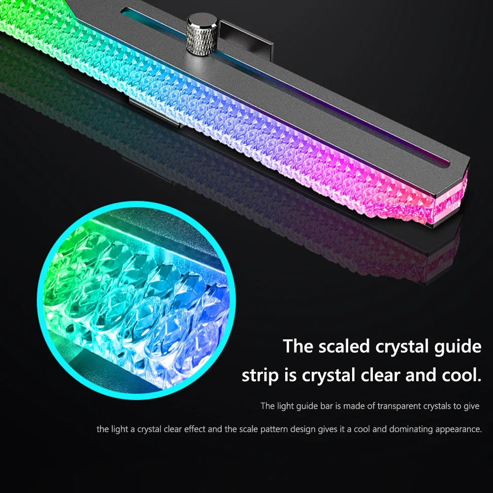 Graphics Card Holder Customized Video Card Stand GT8 Horizontal 5V 3Pin ARGB GPU VGA Holder Desktop PC Case DIY Accessories