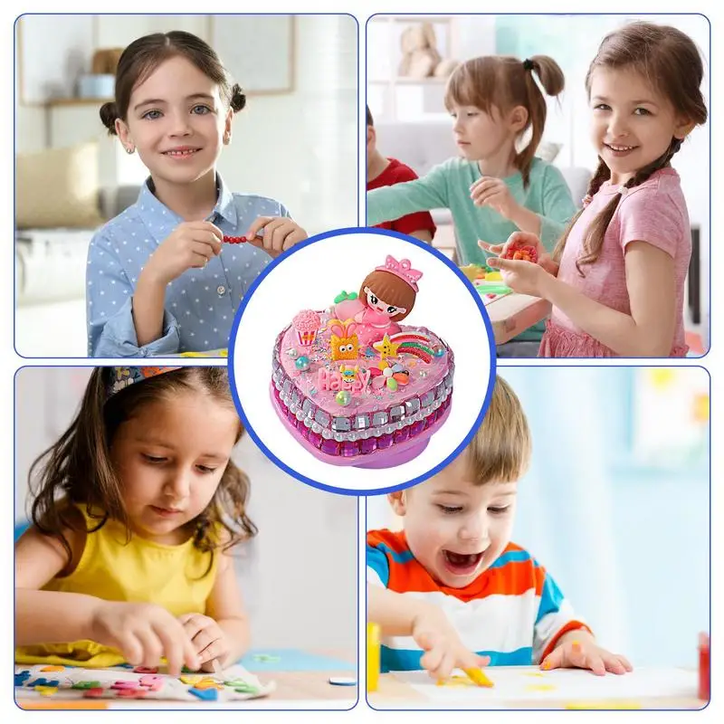 Handmade Music Boxes Portable Little Girl Music Box Handmade Music Toys Multifunctional Music Box Figurine Princess Cute Small 5