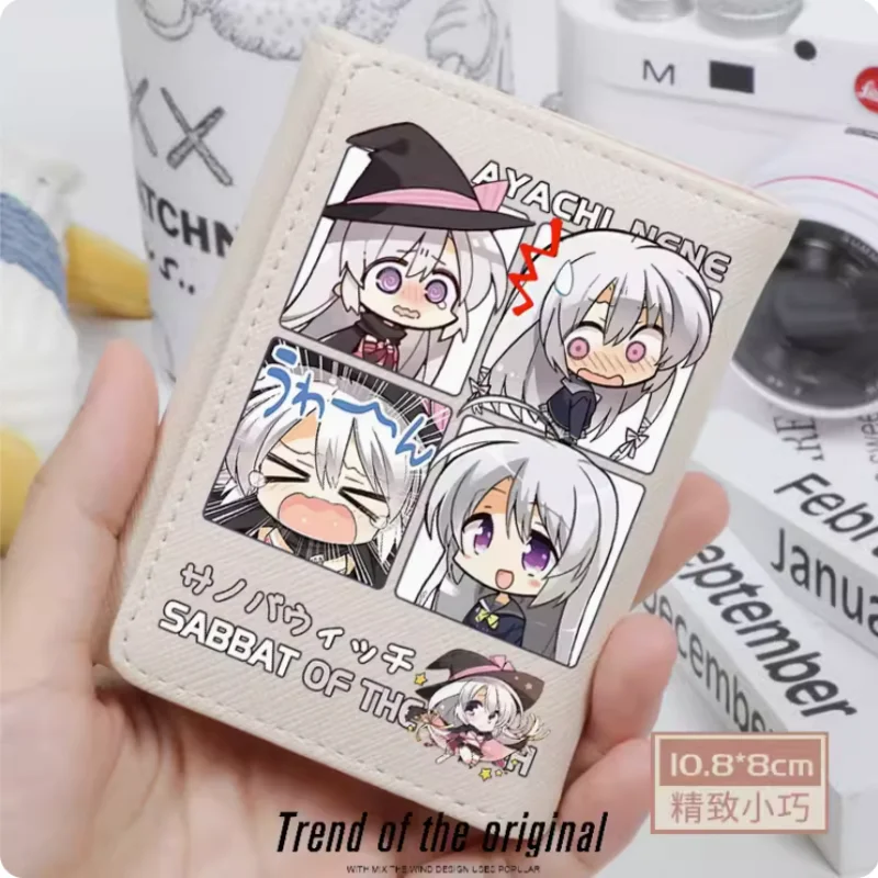 Anime SABBAT OF THE WITCH Ayachi Nene Fashion Wallets PU Purse Card Holder Hasp Money Bag Cosplay Gift B050