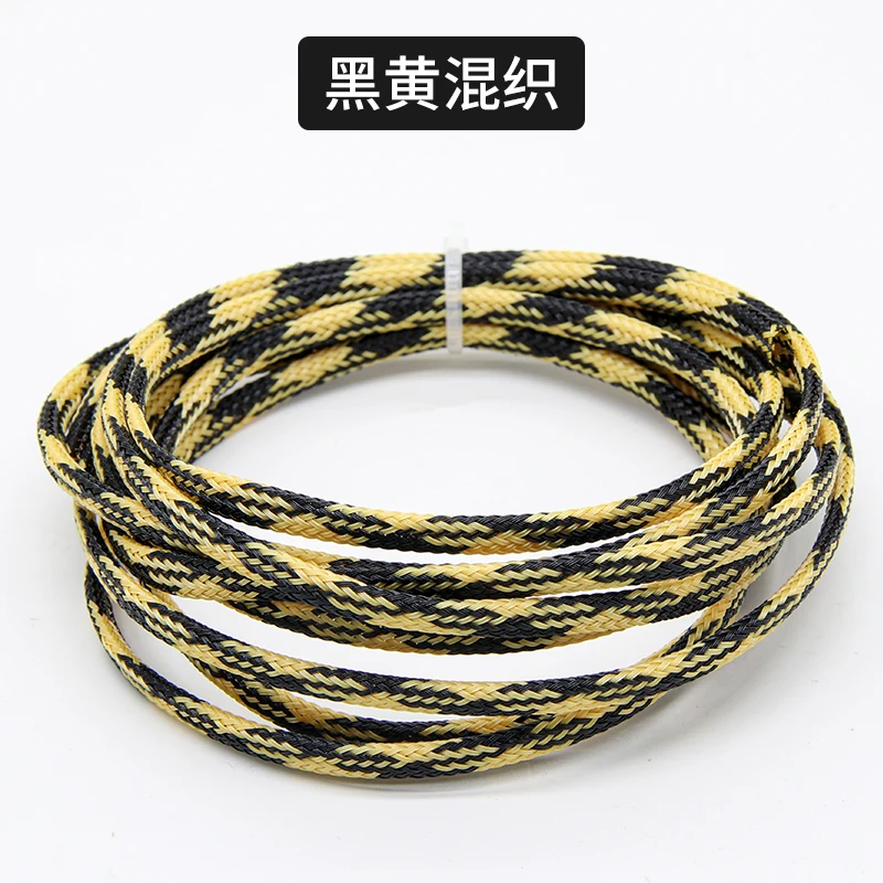 Funda Trenzada PET Para Cables – Malla Expandible, Diámetro 20 Mm, Color Naranja, Gestión Y Protección De Cables