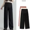Maternity Pant Winter Plus Velvet Corduroy Maternity Pants Wide Leg Loose Clothes for Pregnant Women Casual Pregnancy Trousers 2
