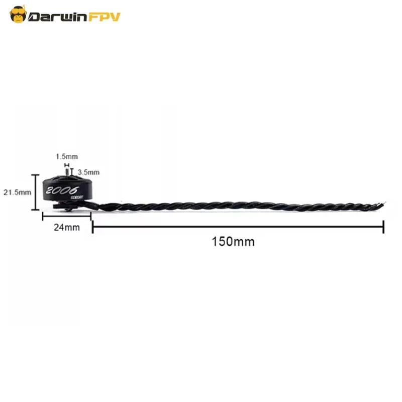 รูปสินค้า มอเตอร์ไร้แปรง DarwinFPV CineApe35 สำหรับโดรนแข่งขัน