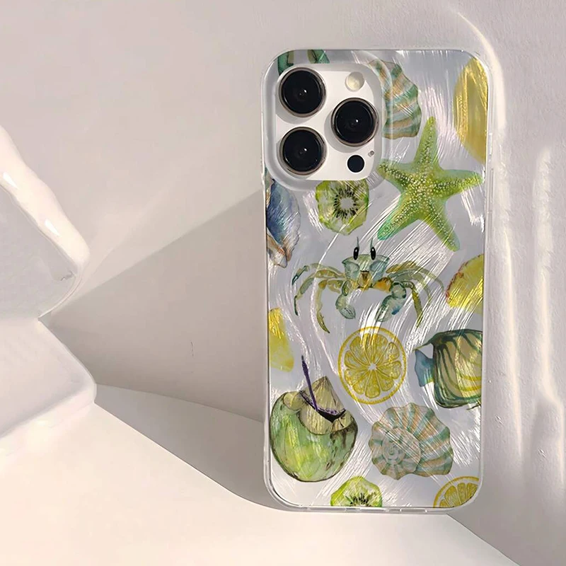 Heart-Shaped Stars & Floral Patterns Phone Case Cover