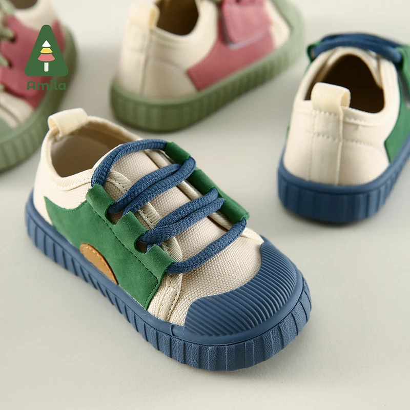 Amila Baby Shoes 2023 New Spring Summer Hot Sale Fashion Children Wearing Soft Lightweight Casual Breathable Girls Boys Shoes 5