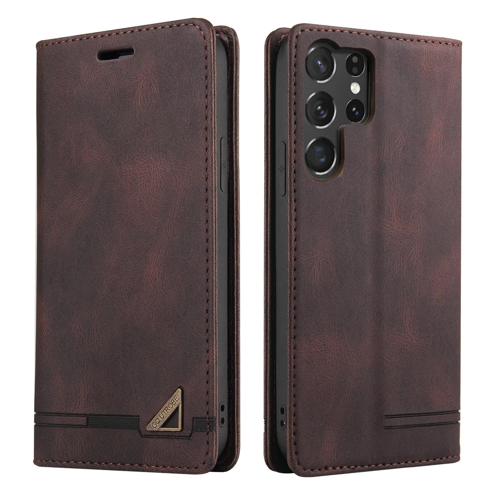 Premium RFID Leather Magnetic Flip Cover and Shield Etui