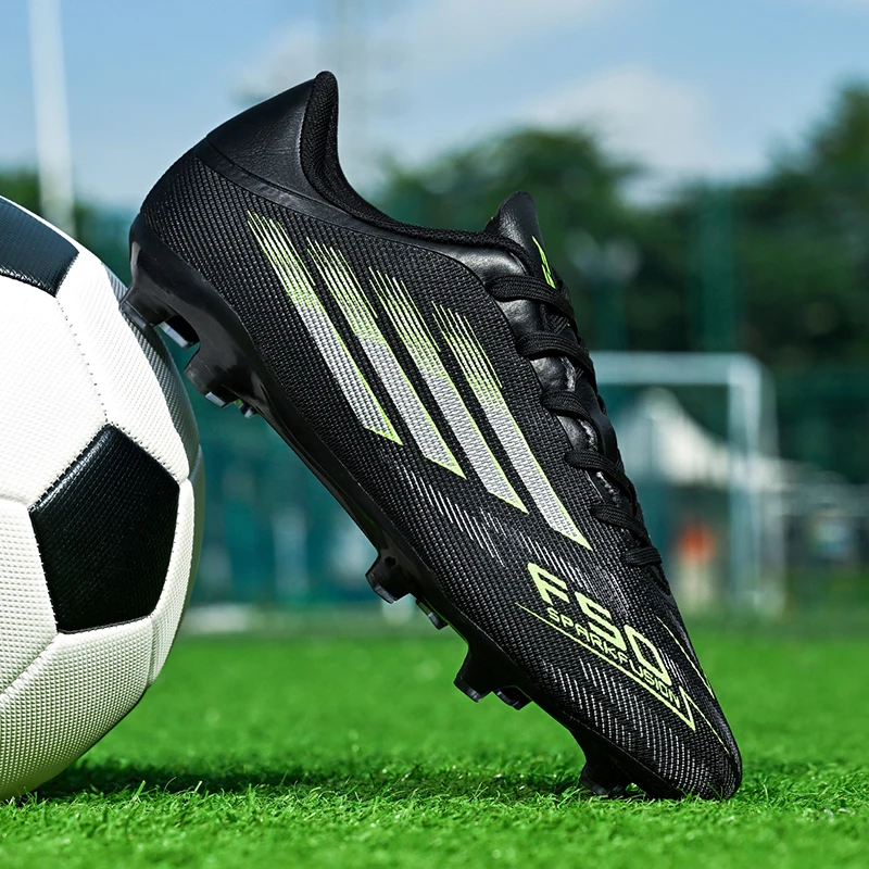 Men Professional Football Boots Non-Slip TF/FG Boys Sneakers Match Soccer Shoes Ankle Comfortable Sports Shoes Unisex
