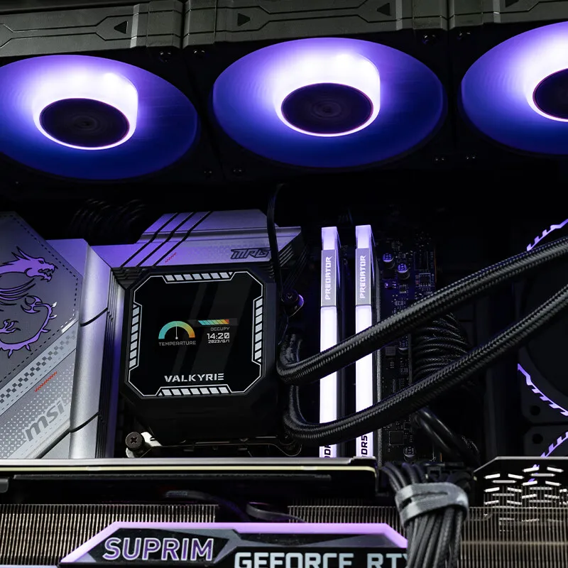 Valkyrie-オールインワンのcpuリキラークーラー,b360,360mm,argb