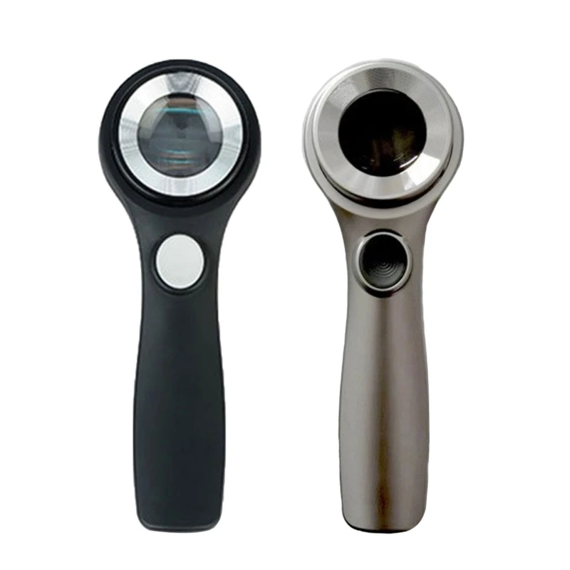 

Eye Loupe for Stamps Coin Inspection Glass with LED/UV Light