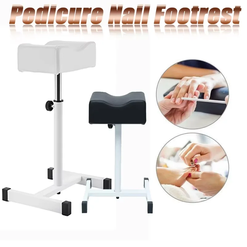 Nail Footrest Pedicure Manicure Adjustable Black