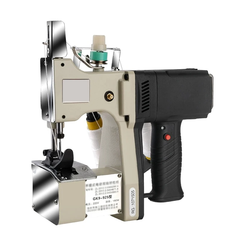

GK9-925 Portable Double Line Sealing Machine Electric Sewing Machine Rice Flour Packing Sealing Machine