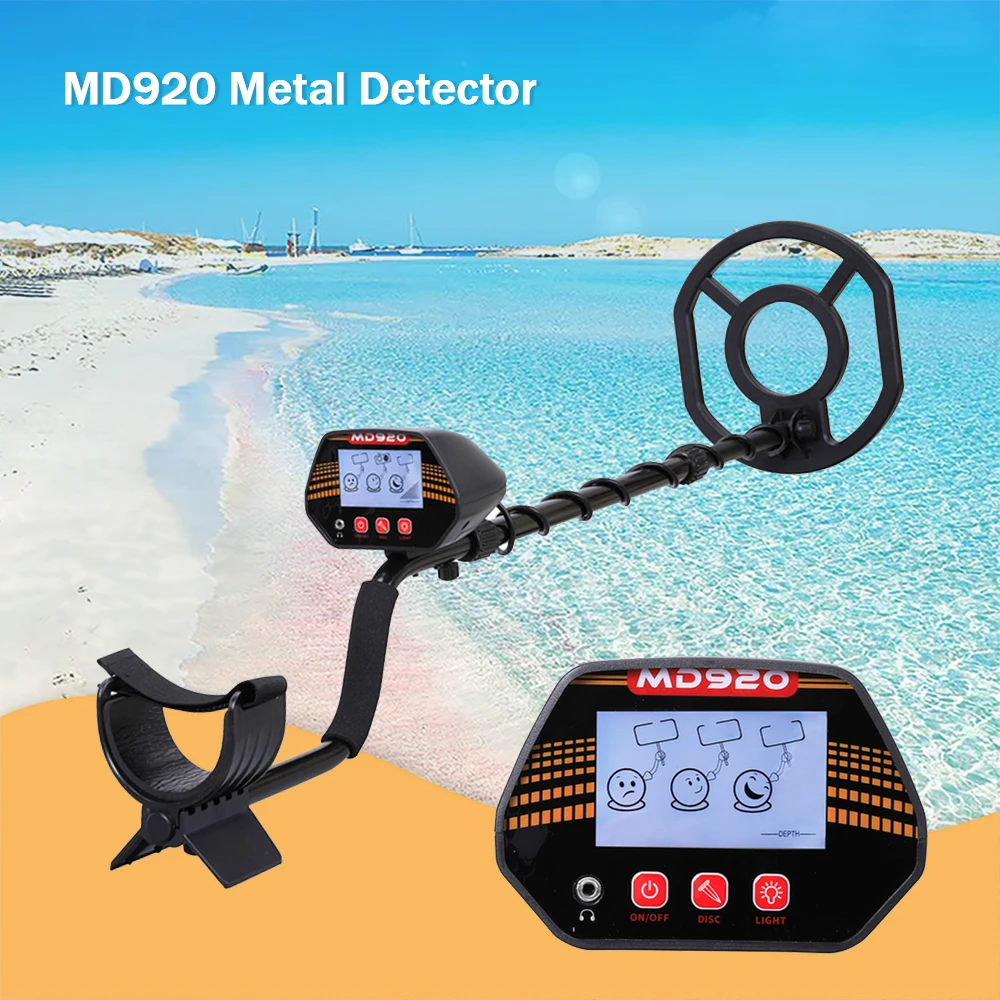 

MD920 Metal Detector Waterproof Search Coil Mini Lightweight Metal Finder Treasure Hunter Gold Seeker for Students