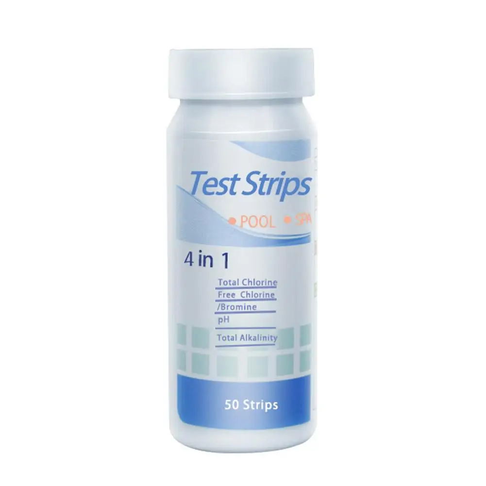 100pcs 7 in 1 Swimming Pool Water Quality Test Kit PH Chlorine/Hardness/Bromine Test Strips