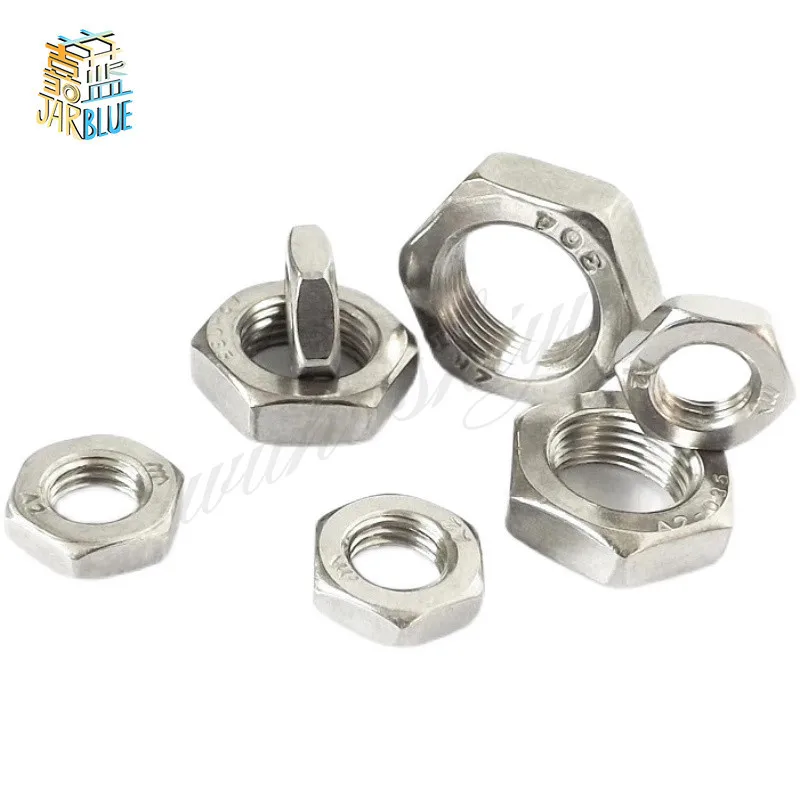 5-10pcs feines gewinde m6 m8 m10 m12 m14 m16 pitch 0.75/1/1 304 a2  