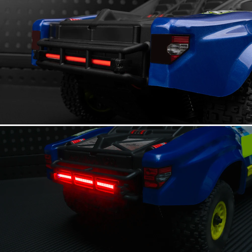 MIBIDAO Vorder- und Rücklichter, LED-Lampe, Scheinwerfer, Rücklicht für Mojave GROM Mega 380 1/14 RC-Auto-Upgrade-Teile – Detail 4