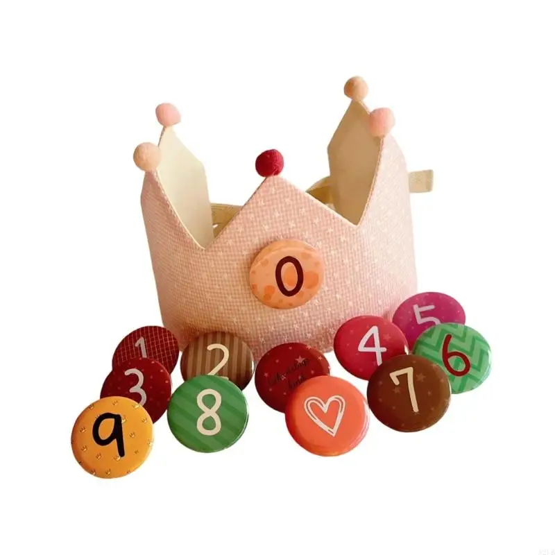 Wiederverwendbare Kindergeburtstagsmütze mit Krone, alternative Kopfbedeckung, Geschenk für Kinder Alter von 0 bis 9 Jahren – Detail 5