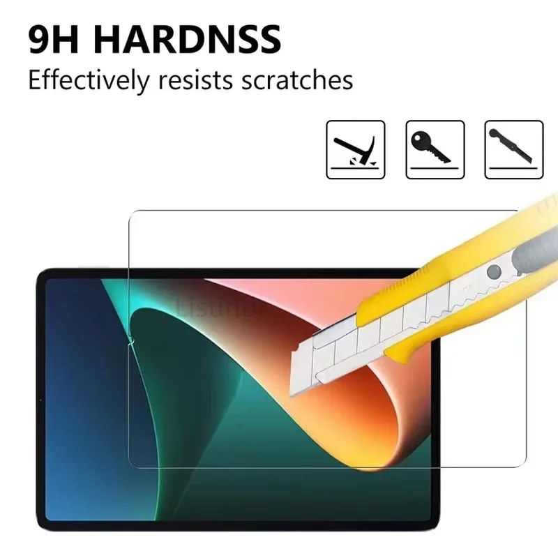 Premium 9H Tempered Glass Tablet Screen Protector - 2 Pack, Anti-Scratch & Bubble-Free Protective Film