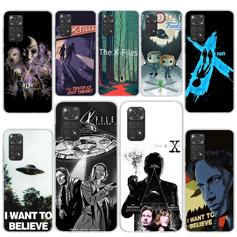 The X Files I Want To Believe Custodia Morbida In Silicone Per Xiaomi Redmi Note 12 12S 11 11S 10 10S 11E Pro Plus 11T 9 9S 8 8T 7 9