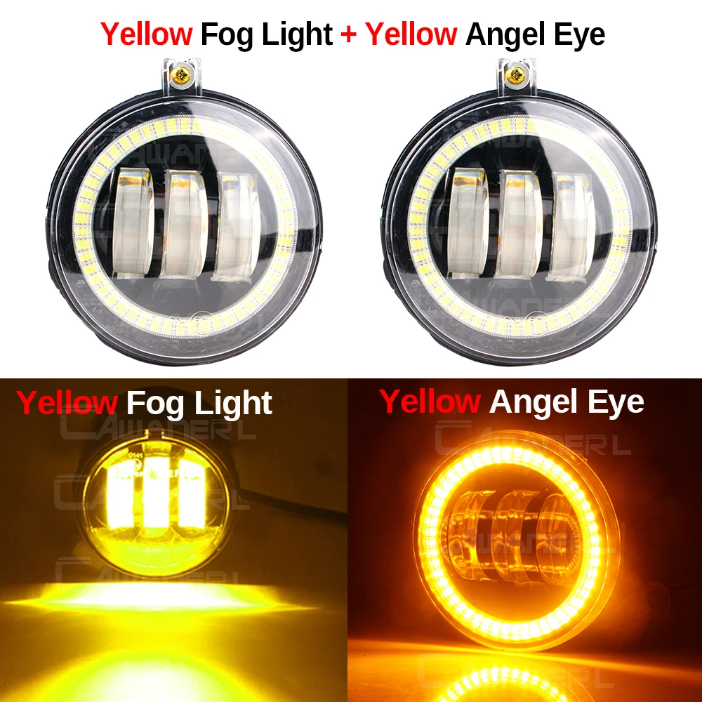 2006 dodge charger fog light kit For Dodge Charger 2006 -2009 6X 6000K Combo LED Headlight Fog Light Bulbs  Kit