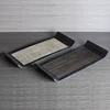 Ahunderjiaz-Nordic Style Rectangular Tray, Black Tea Trays, Living Room, Entryway, Kitchen Storage Decoration, Home Decoration 2