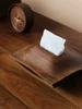 Walnut Wood Tissue Boxes Cover Tissue Holder Napkin Case for Home Decoration Hotel Restaurant Light Luxury Scandinavian Style 5