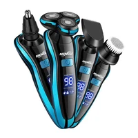 ZOZEN hommes rasoir électrique Rechargeable rasoir électrique hommes femmes corps coupe de cheveux Machine à raser tondeuse à barbe utilisation humide-sec 5