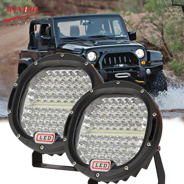 7inch 300W Offroad 4X4 LED Light Bar 12-24V Headlight Super Bright