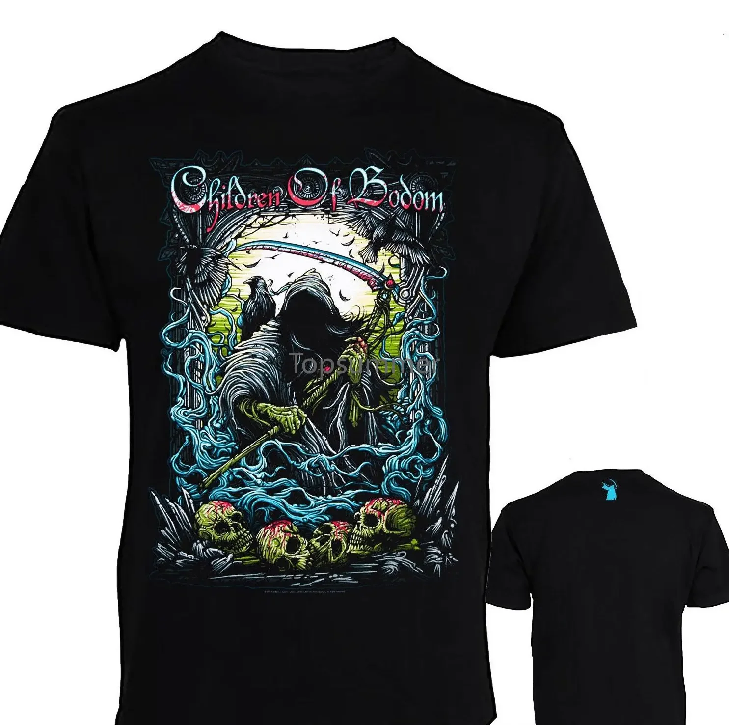 

Children Of Bodom Finland Melodic Death Metal Band T _ Shirt Sizes Pluss To 6Xl