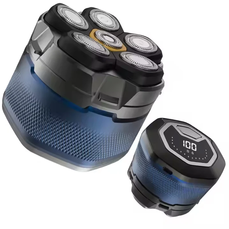 IPX7 전기 면도기 바디 뷰티 기기, 전기 면도기, 방수 헤드 회전식 자석 면도기, 바디 헤어 트리머