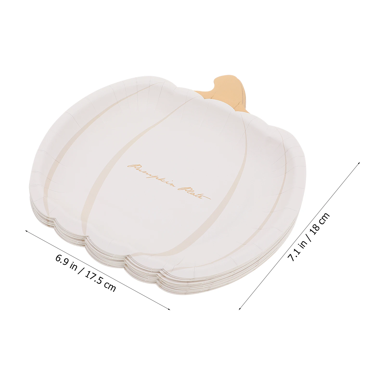 20Pcs Disposable Plate Halloween Theme trays Disposable Pumpkin Paper Plates Pumpkin shaped Paper Plates Halloween xmas