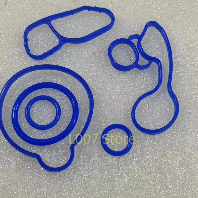 1Set Oil Cooler Gaskets NO: 55566784 55565385 55568536 55568539 Fit For Chevrolet- Cruze Sonic Trax Encore 1.4T Astra oil cooler kit oil cooler gasket
